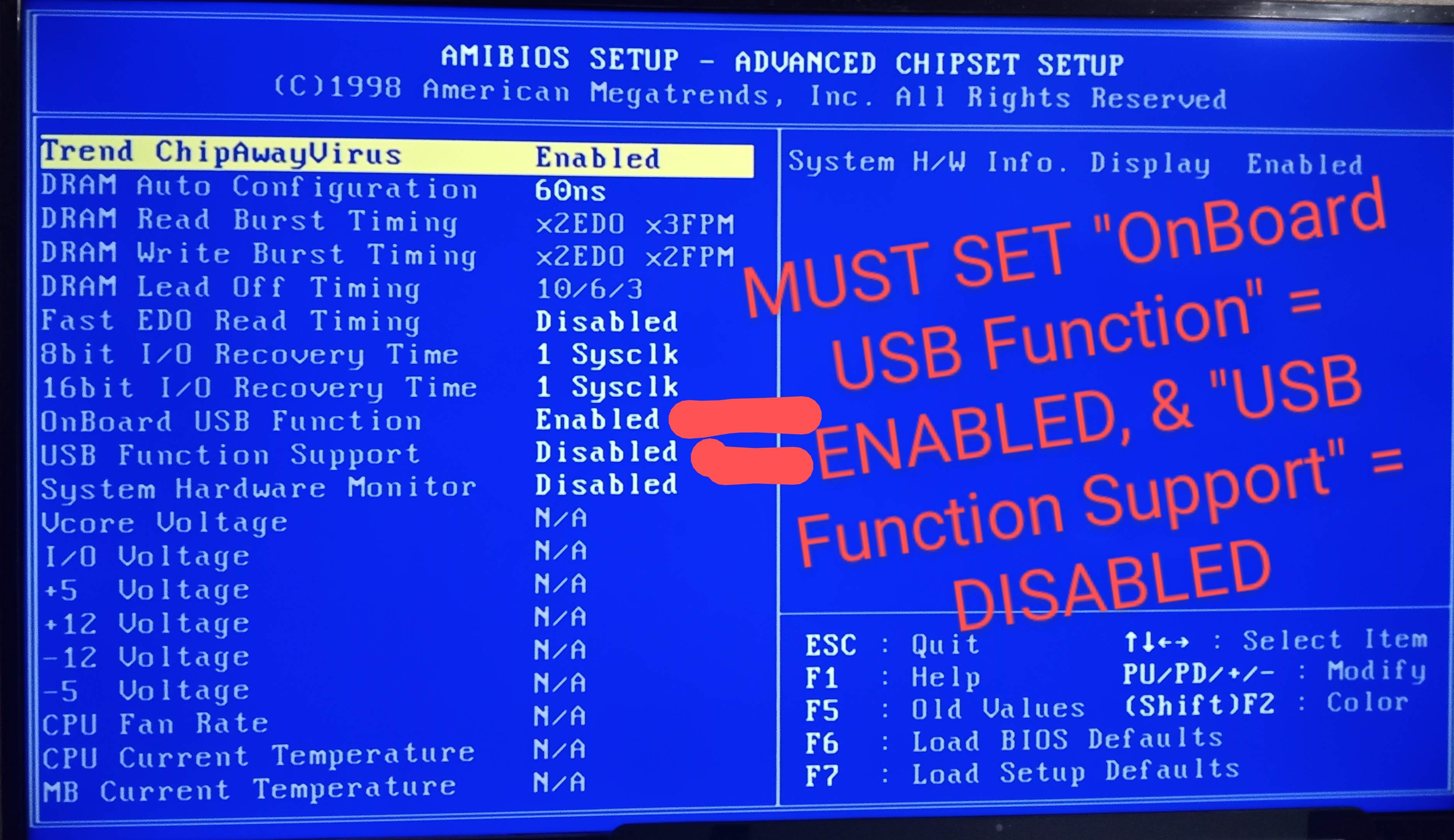 MUST SET 'OnBoard USB Function'=ENABLED -BUT- 'USB Function Support'=DISABLED or else SYSTEM HANGS.jpg